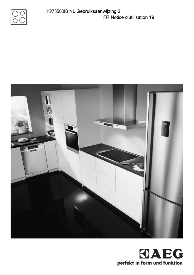Image de la première page du manuel de l'appareil HK973500IB