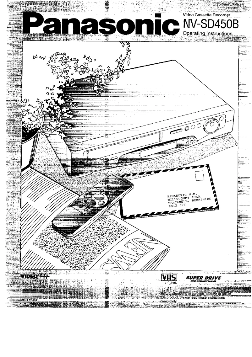 Page n°1 - Manuel utilisateur Panasonic NV-SD450B