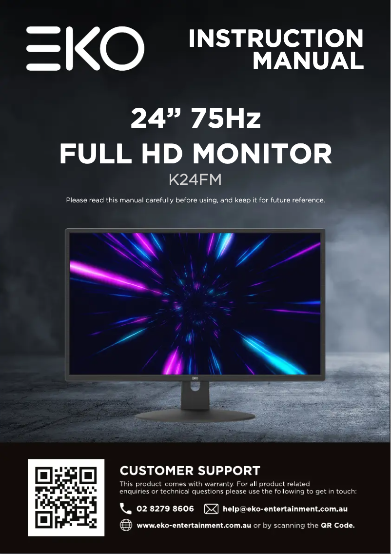 Image de la première page du manuel de l'appareil K24FM