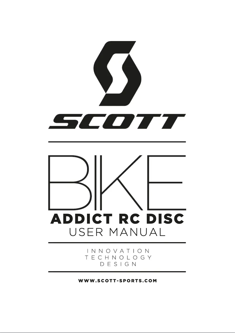 Page 1 de la notice Manuel utilisateur Scott Addict RC 40