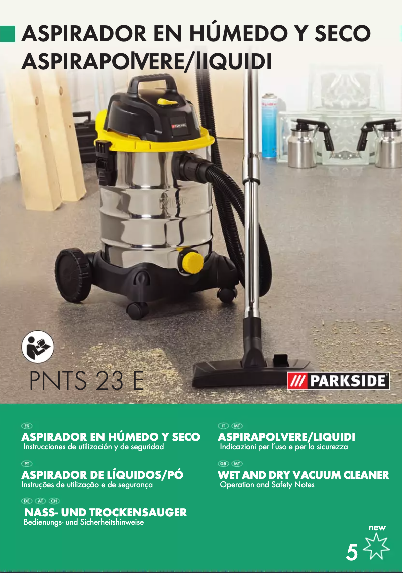 Page n°1 - Manuel utilisateur Parkside PNTS 23 E