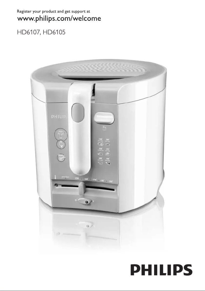 Page 1 de la notice Manuel utilisateur Philips Daily Collection HD6105