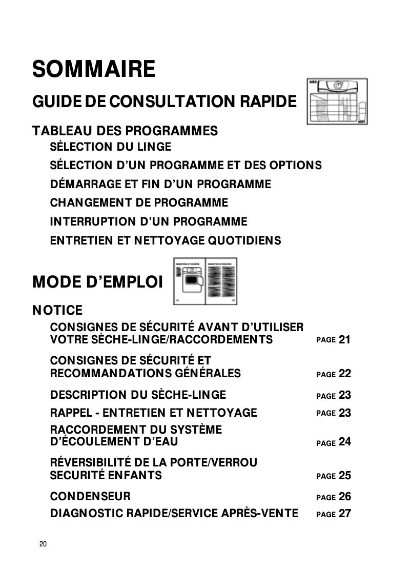 Image de la première page du manuel de l'appareil AWZ 8456