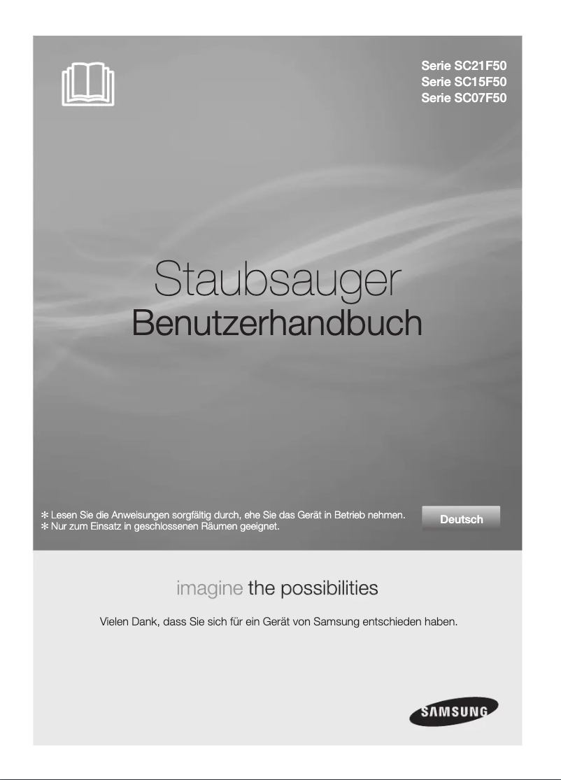 Page n°1 - Manuel utilisateur Samsung SC07F50V3