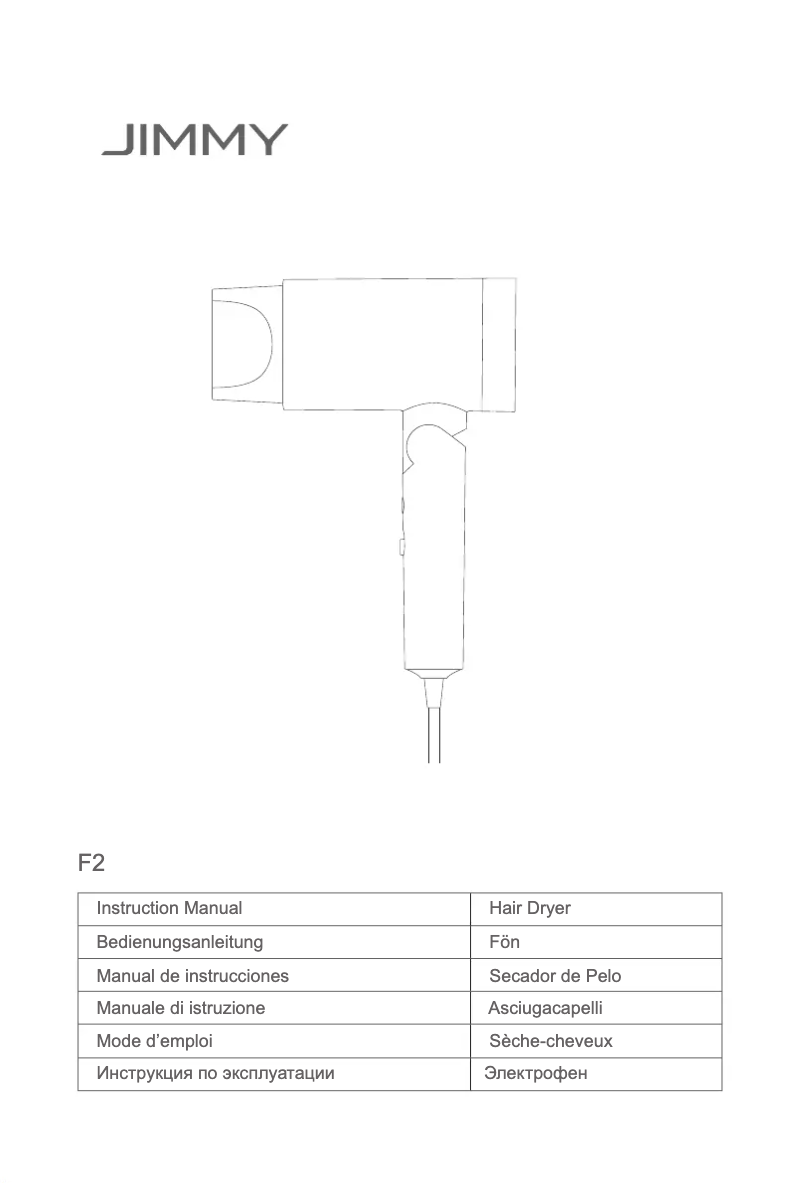 Image de la première page du manuel de l'appareil F2
