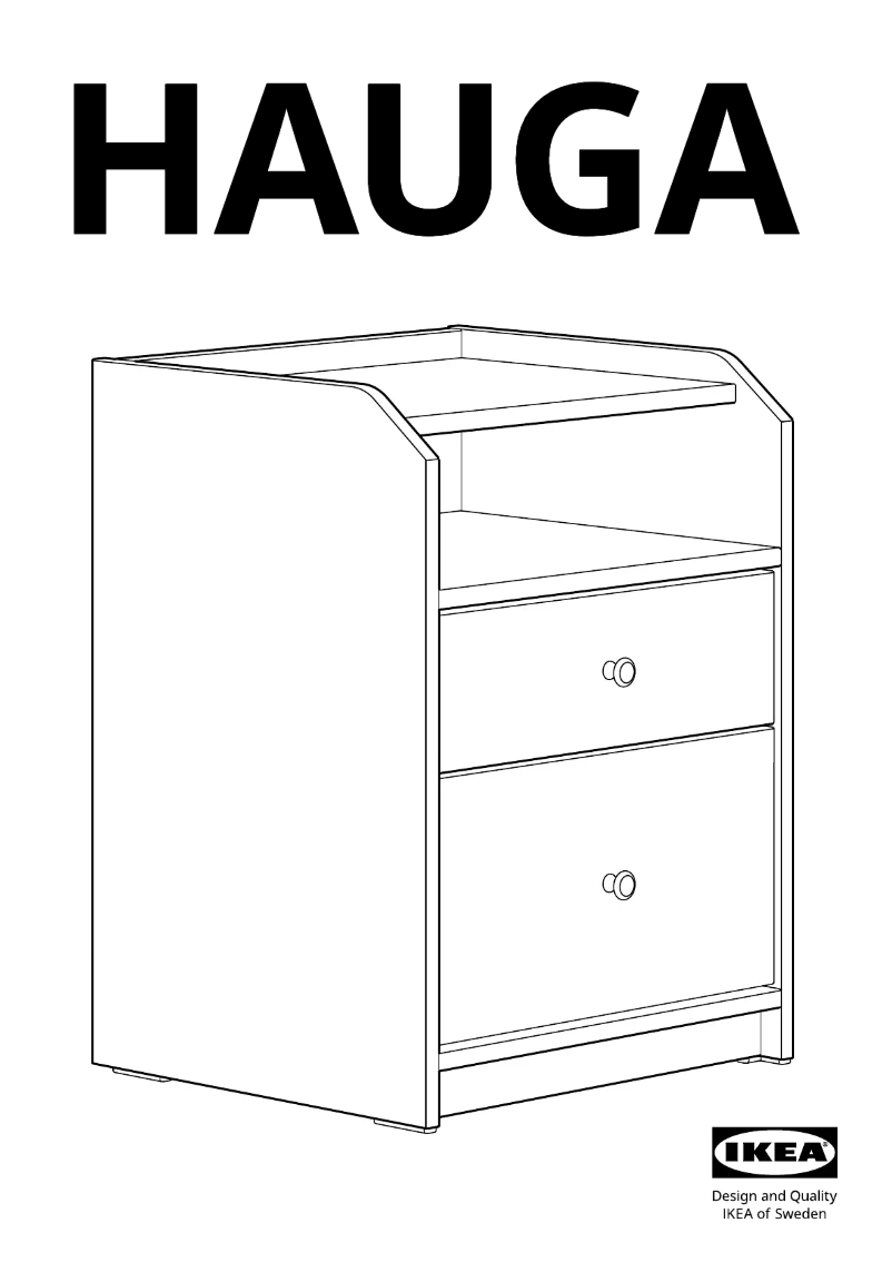 Imagen de la primera página del manual del dispositivo HAUGA 105.728.24