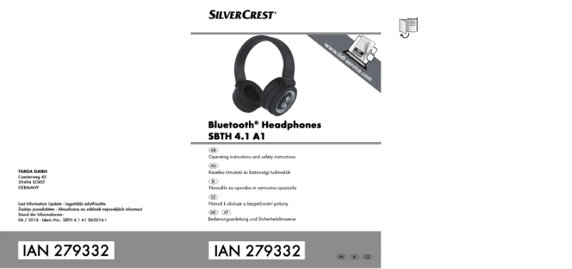 Page 1 de la notice Manuel utilisateur SilverCrest HG00593