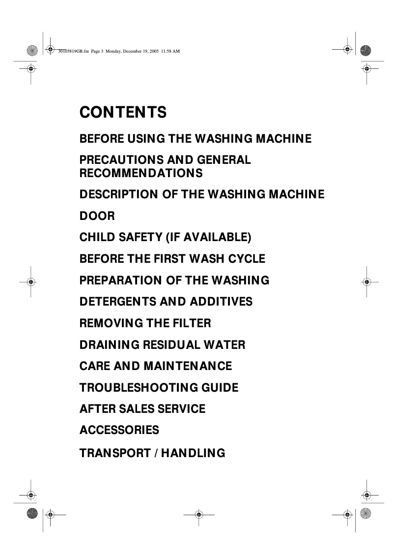 Página 1 del manual Manual de usuario Whirlpool AWO 10761 W