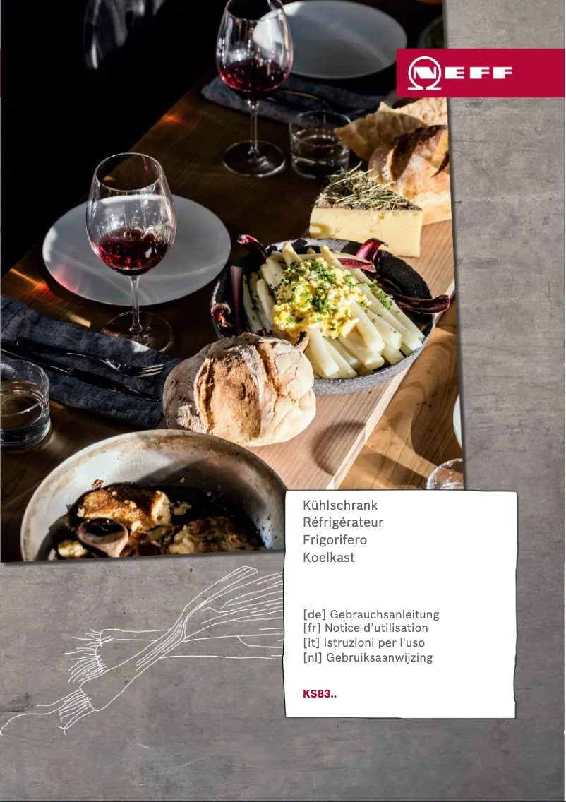 Page n°1 - Manuel utilisateur Neff KS8368IDP