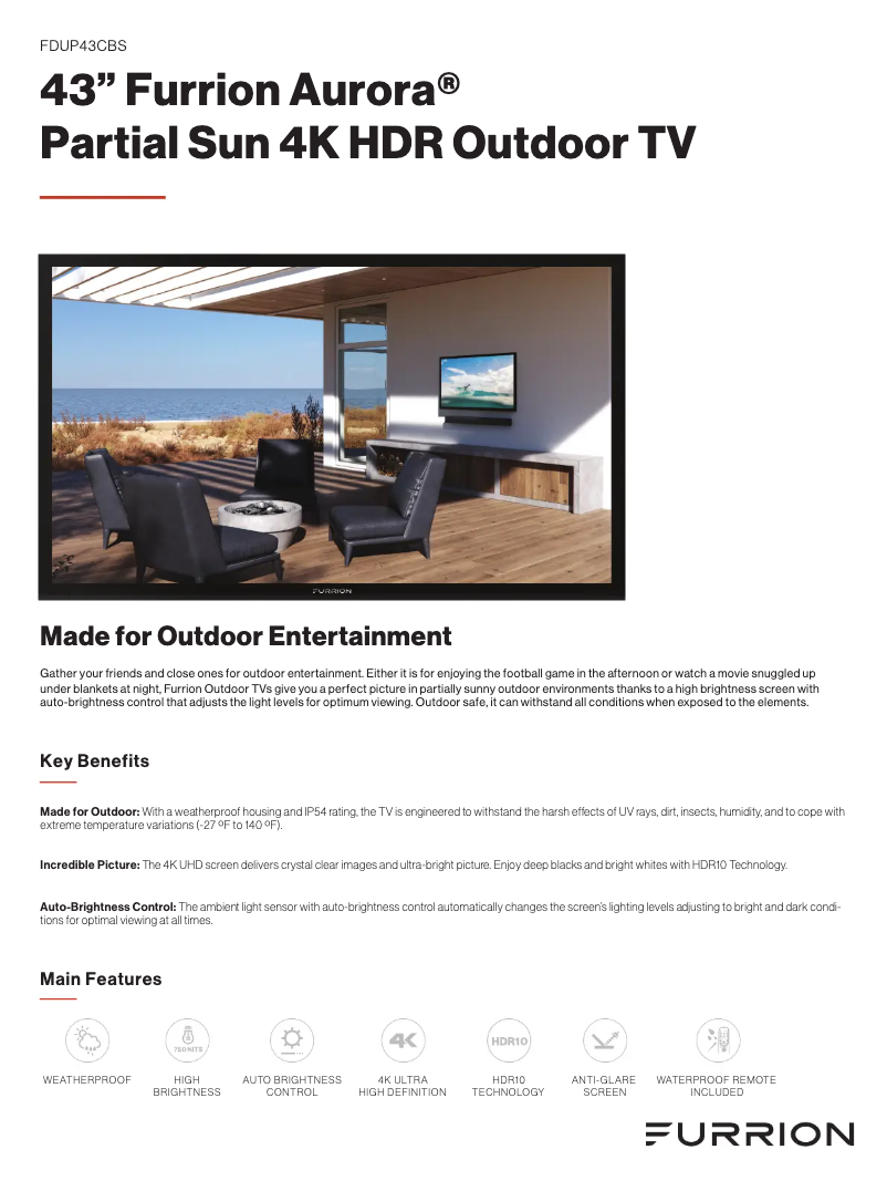 Image de la première page du manuel de l'appareil FDUP65CBS