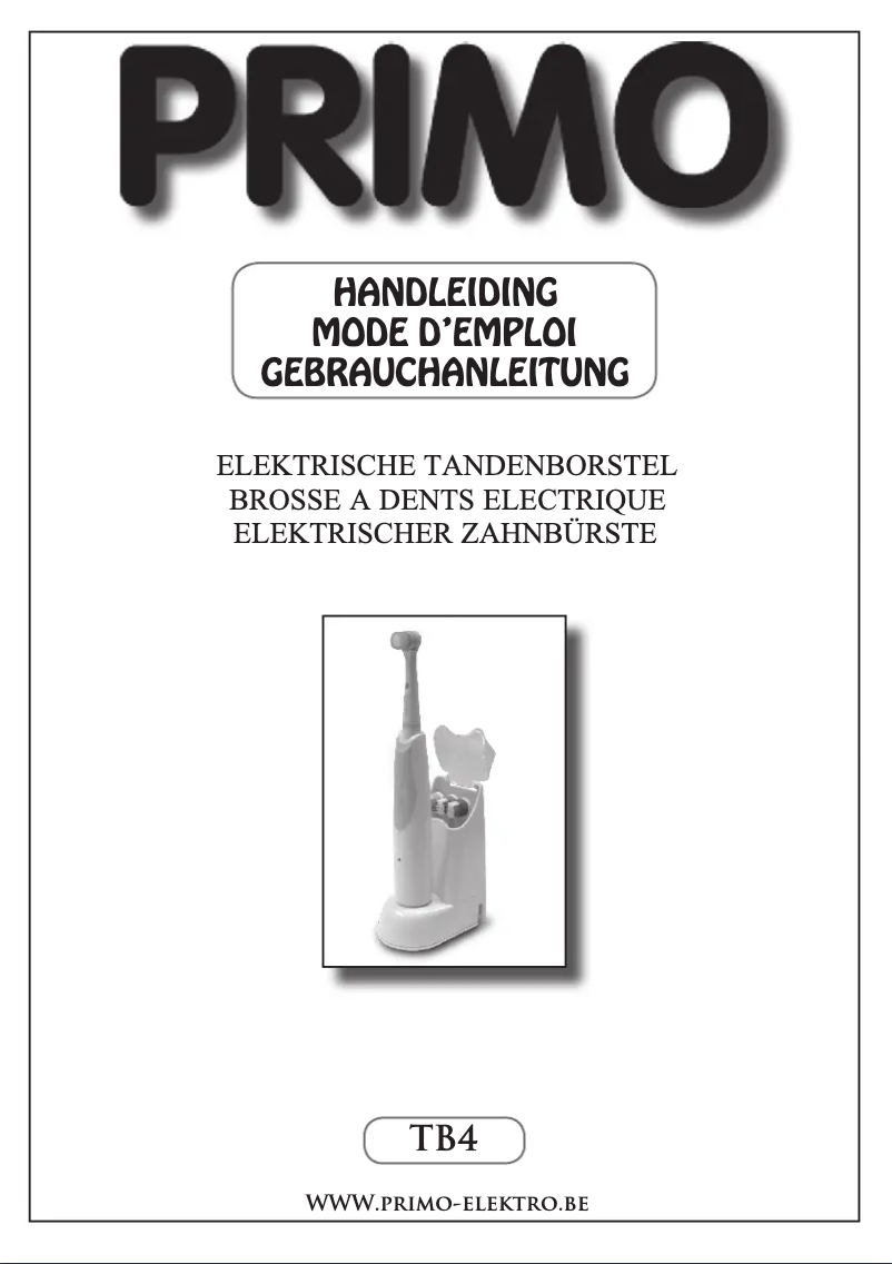 Image de la première page du manuel de l'appareil TB4