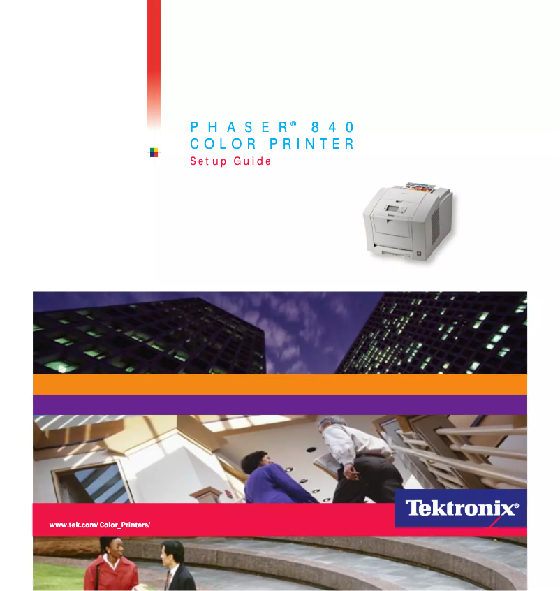 Image de la première page du manuel de l'appareil Phaser 840