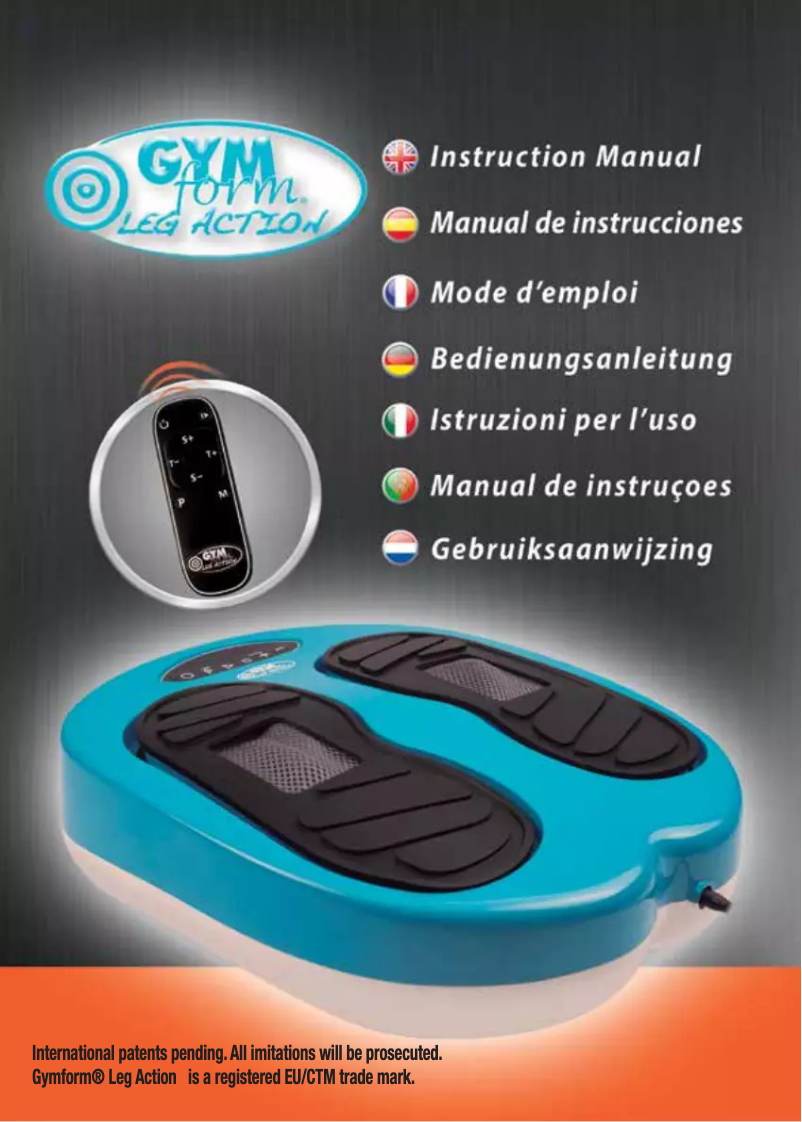 Page n°1 - Manuel utilisateur Gymform Leg Action