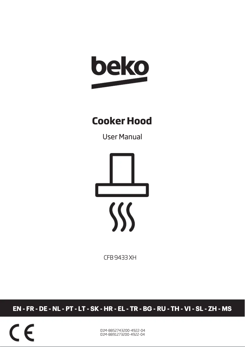 Image de la première page du manuel de l'appareil CFB 9433 XH