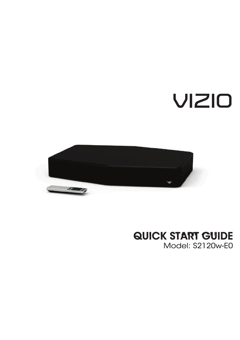 Image de la première page du manuel de l'appareil S2120w-E0