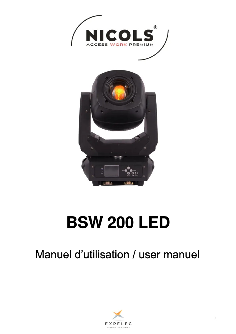 Image de la première page du manuel de l'appareil BSW 200 LED