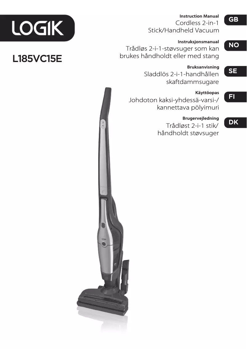 Página 1 del manual Manual de usuario Logik L185VC15E