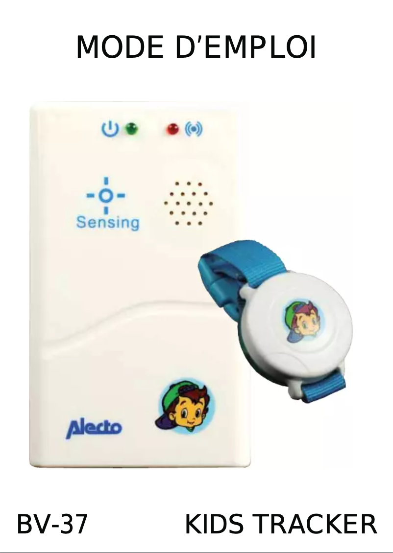 Page 1 de la notice Manuel utilisateur Alecto BV-37