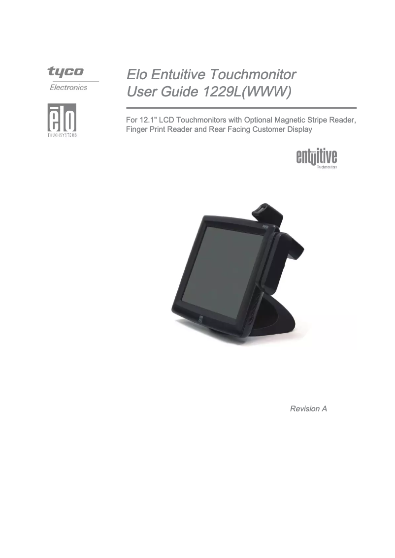 Page 1 de la notice Manuel utilisateur Elo 1229L