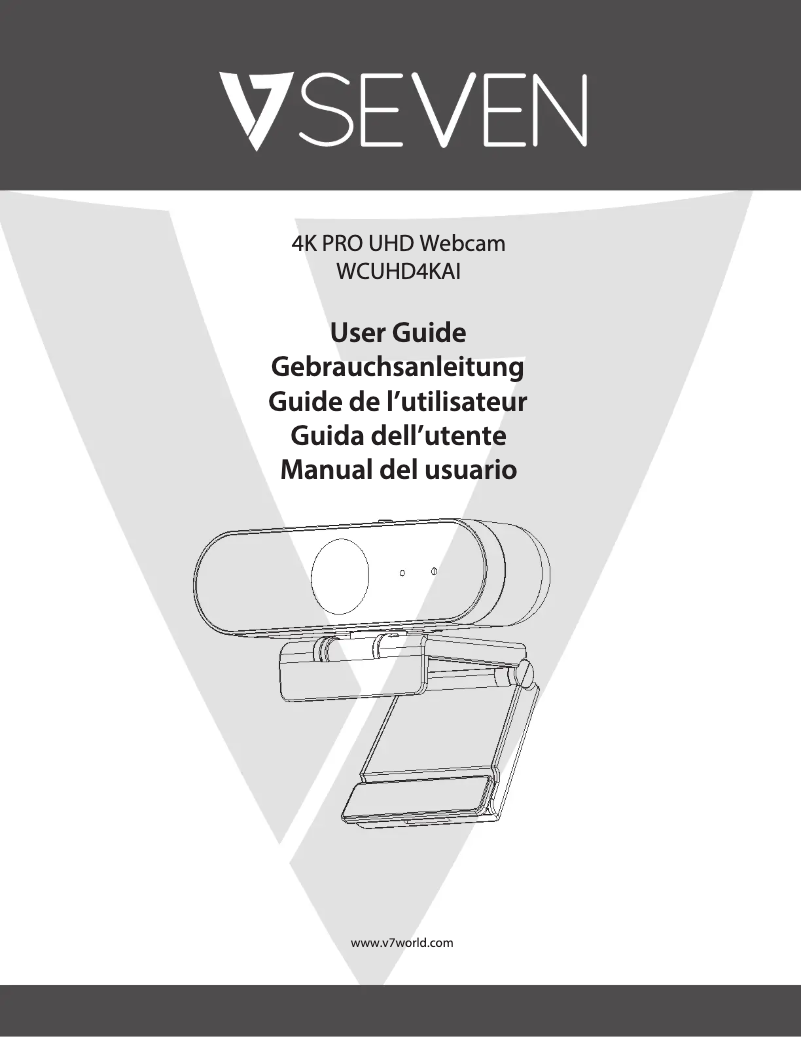 Página 1 del manual Manual de usuario V7 WCUHD4KAI
