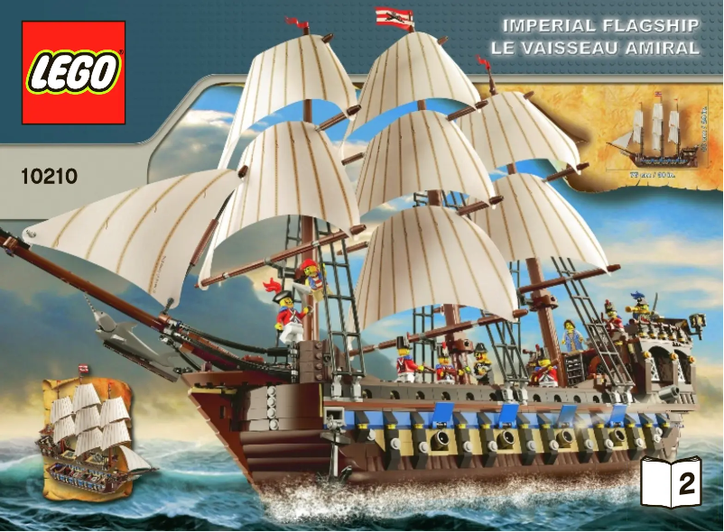Page 1 de la notice Manuel utilisateur Lego Imperial Flagship