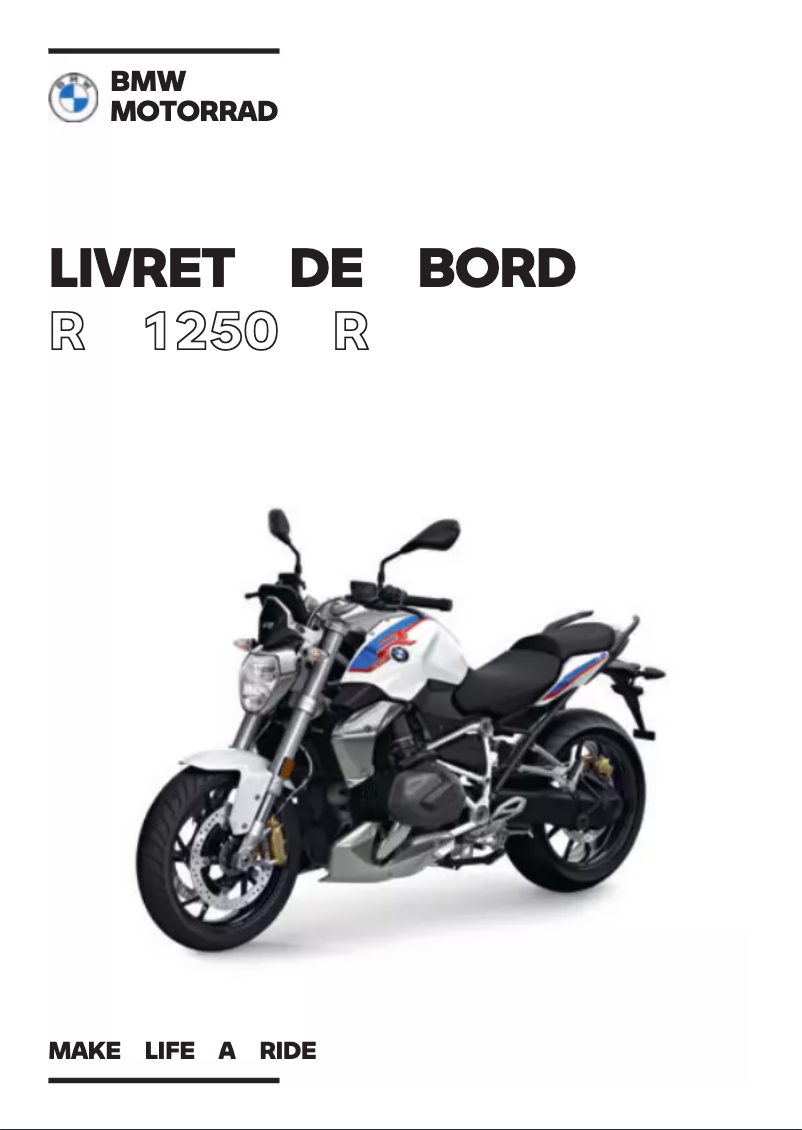 Página 1 del manual Manual de usuario BMW R 1250 R (2021)