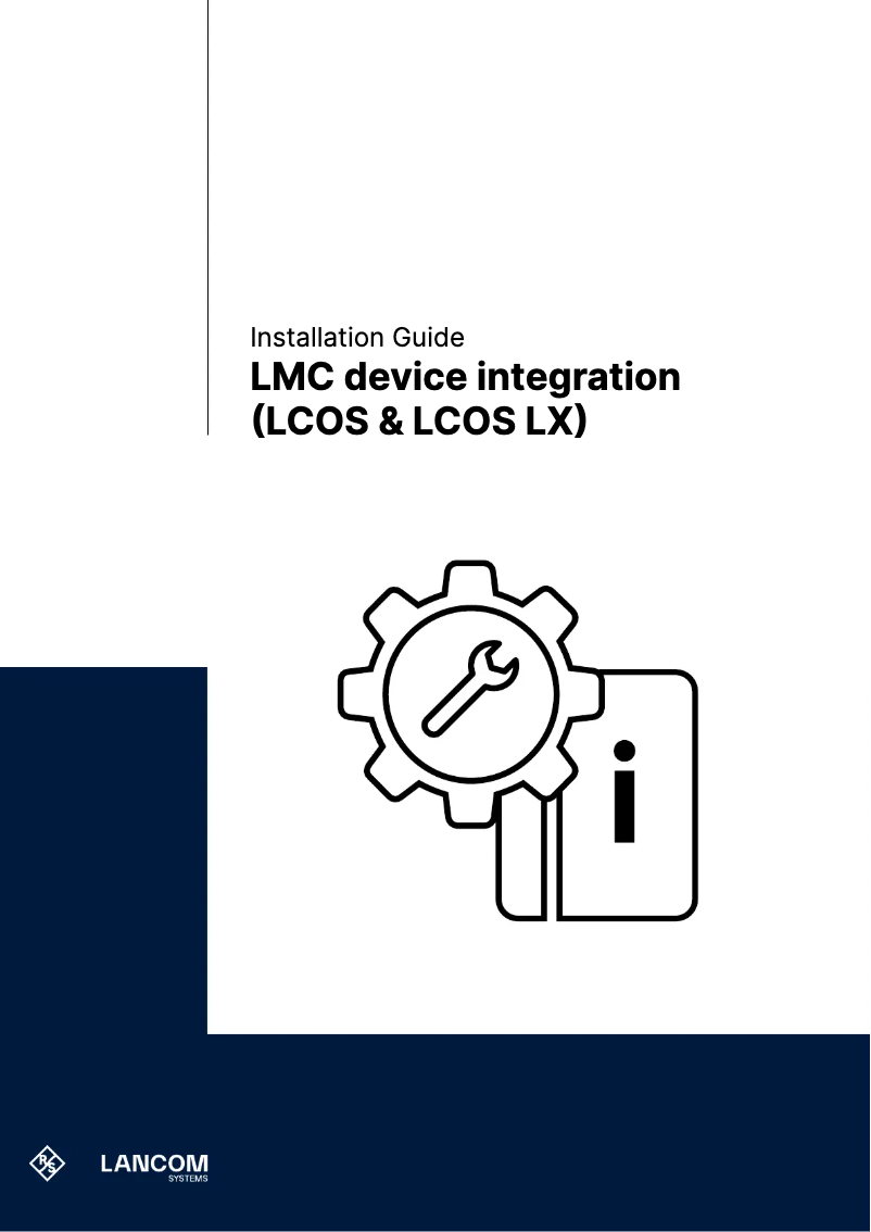 Page 1 de la notice Guide d'installation Lancom ISG-5000