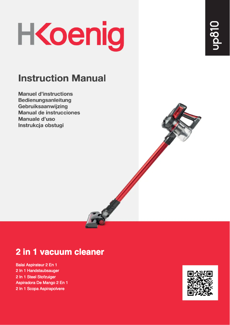 Image de la première page du manuel de l'appareil UP810