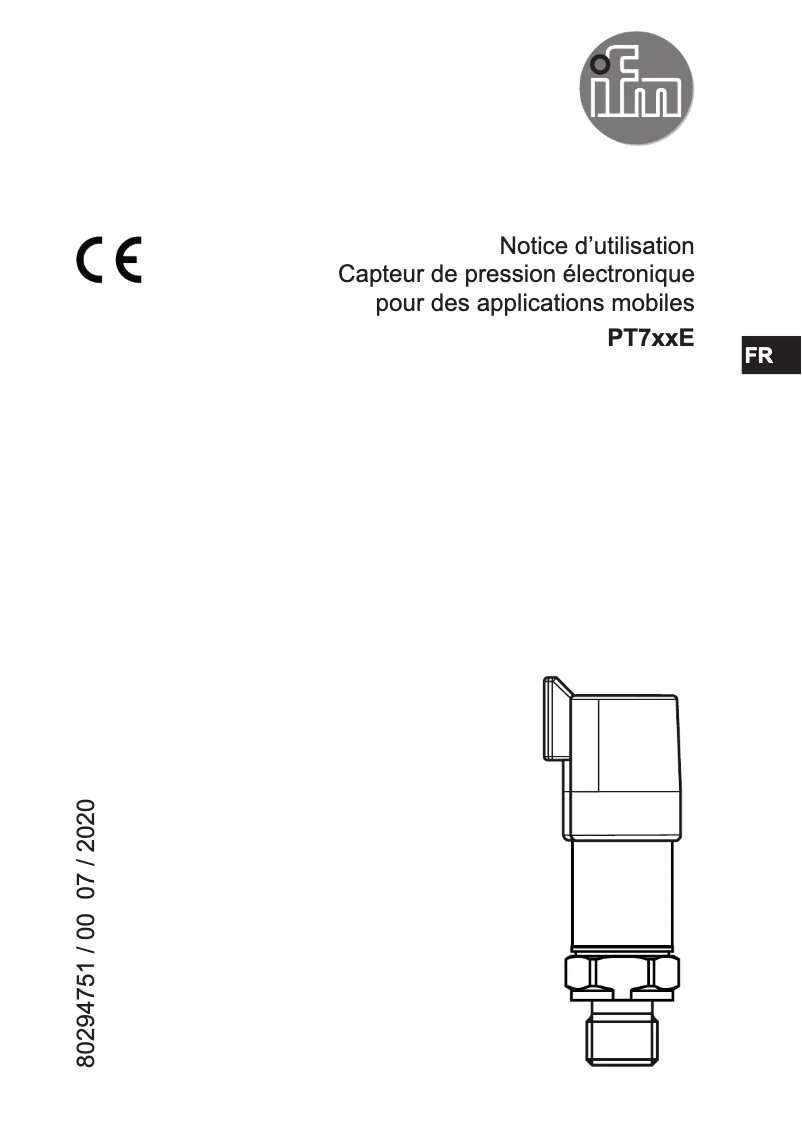 Image de la première page du manuel de l'appareil PT701E