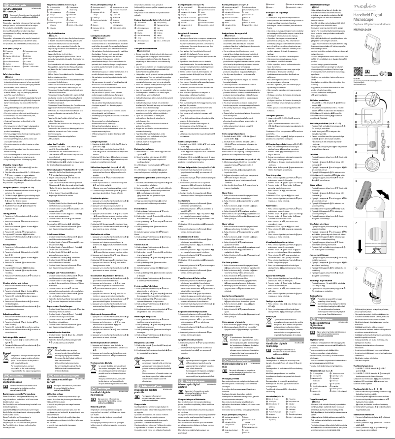 Página 1 del manual Manual de usuario Nedis MCAM2424BK