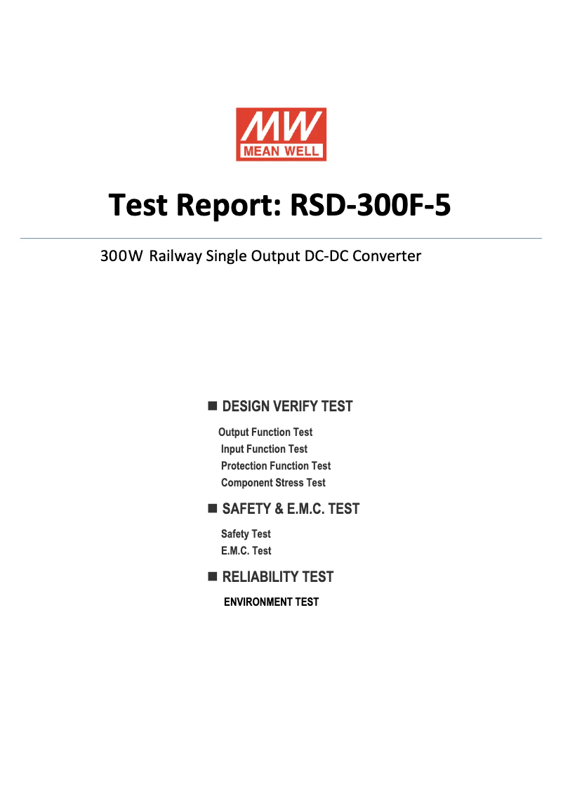 Image de la première page du manuel de l'appareil RSD-300F-5