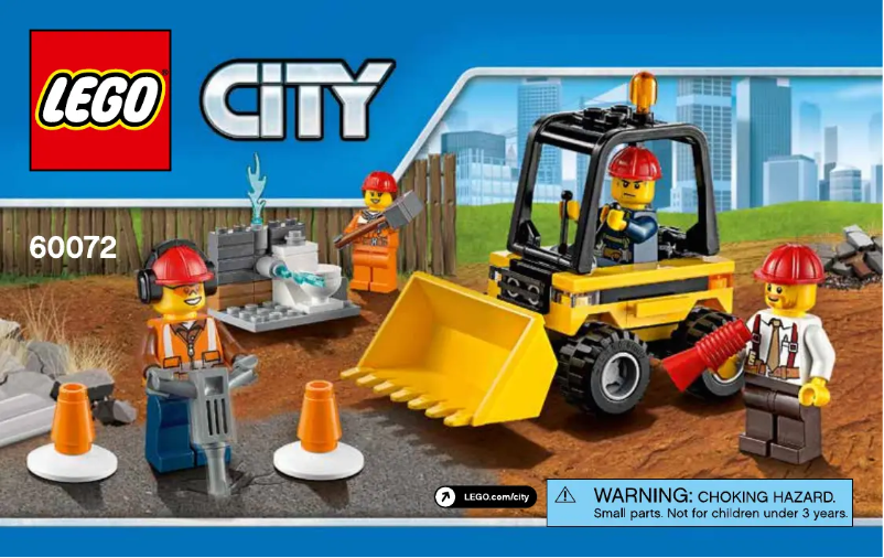 Page 1 de la notice Manuel utilisateur Lego City 60072