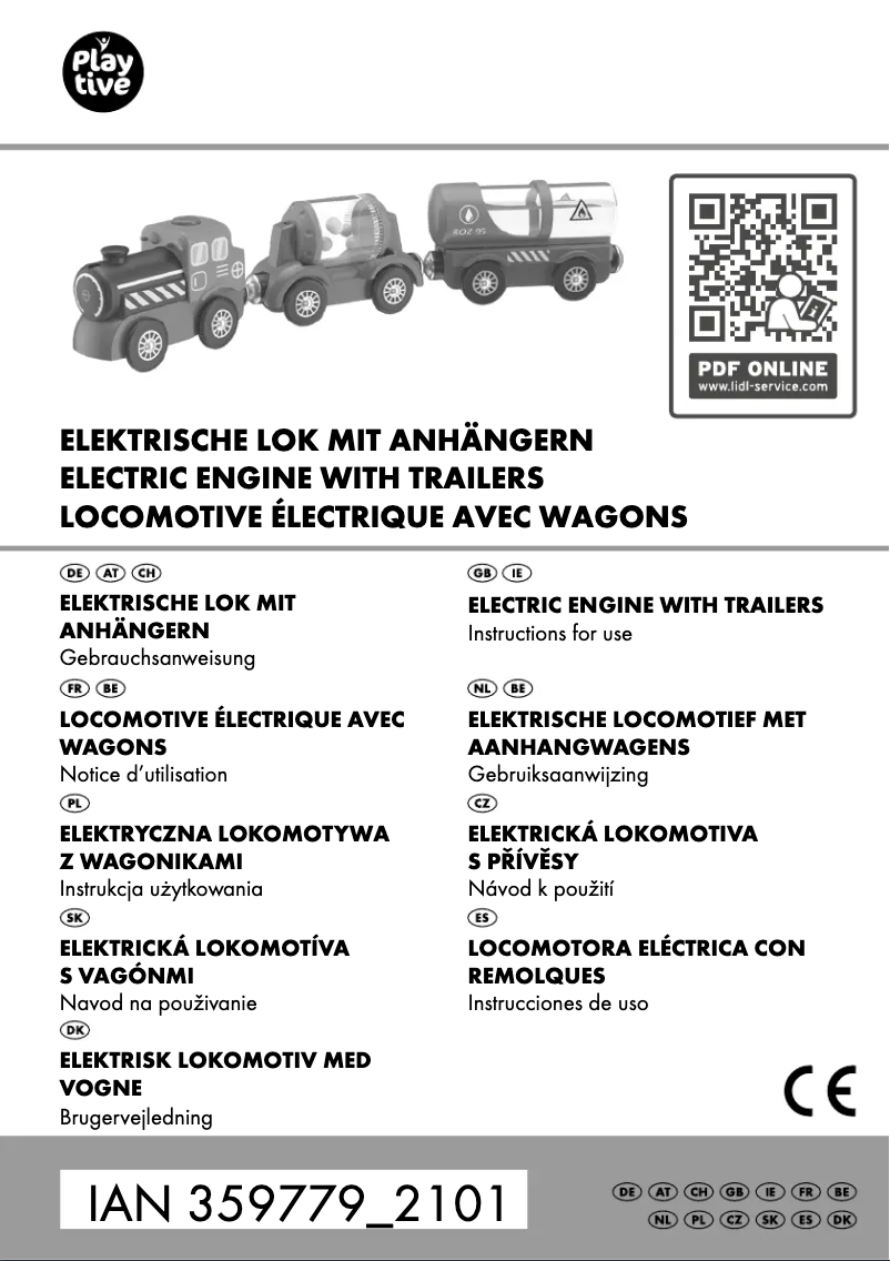 Page 1 de la notice Manuel utilisateur Playtive IAN 359779