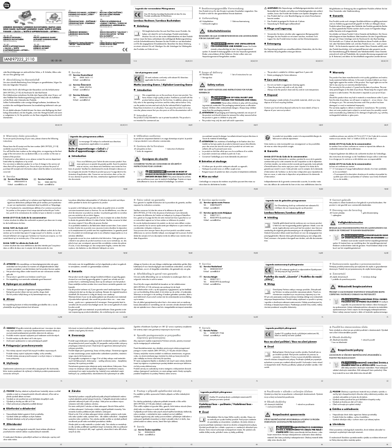 Imagen de la primera página del manual del dispositivo HG06908