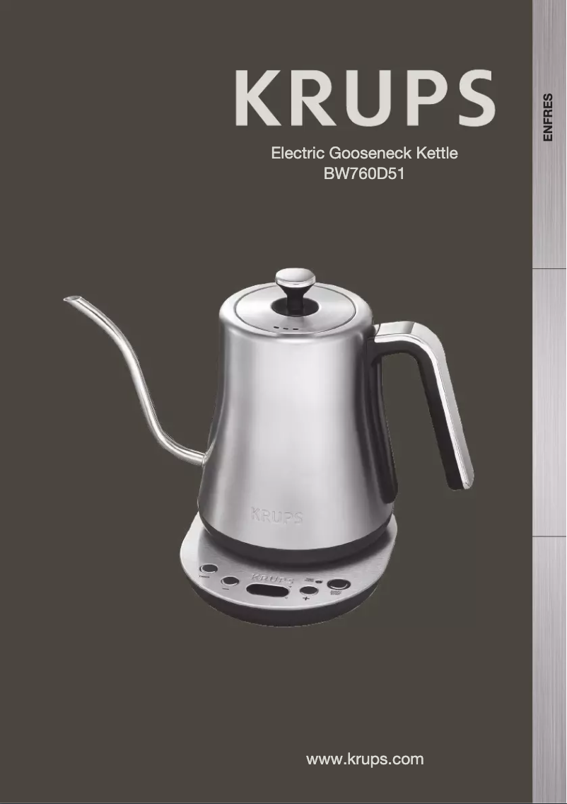 Image de la première page du manuel de l'appareil BW760D51