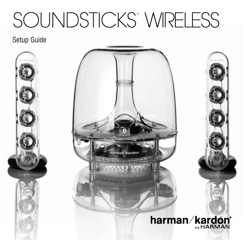 Page 1 of the manual User Manual Harman Kardon SoundSticks Wireless