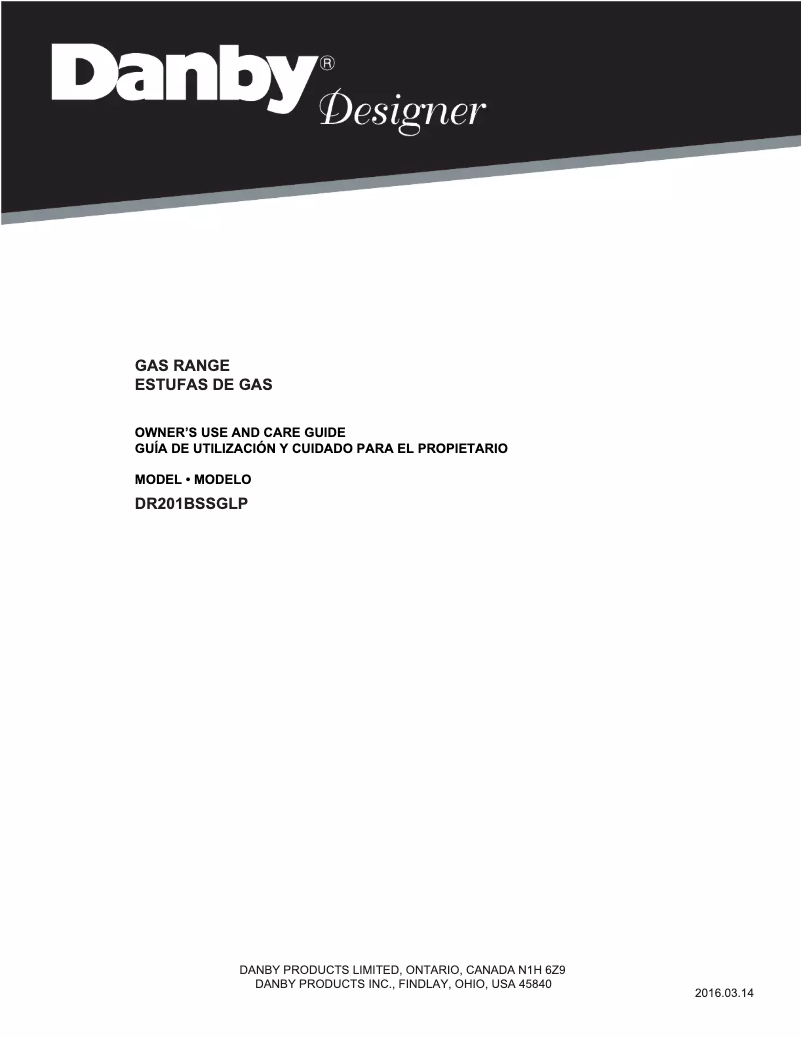Página 1 del manual Manual de usuario Danby DR240WGLP