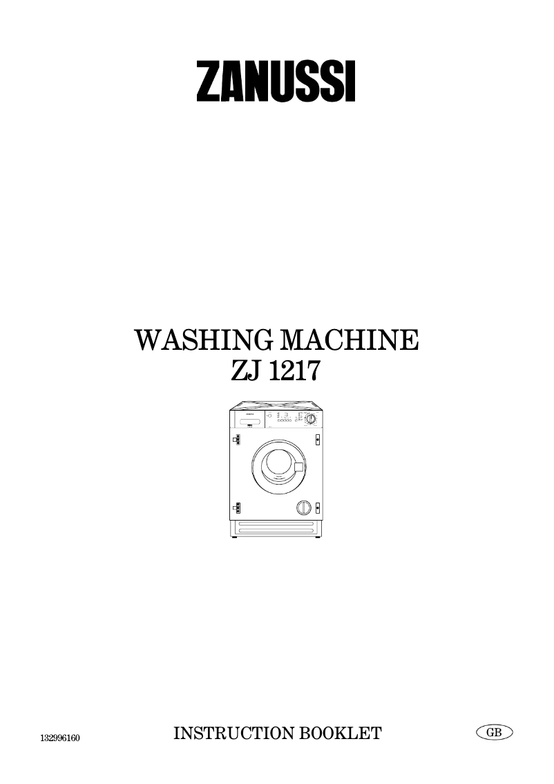 Image de la première page du manuel de l'appareil ZJ 1217