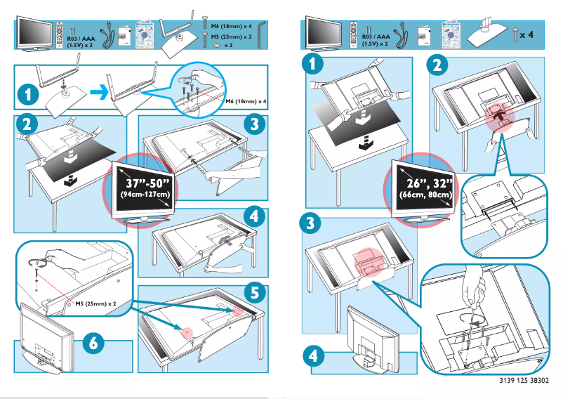 Page n°1 - Guide de démarrage rapide Philips 50PFP5532D