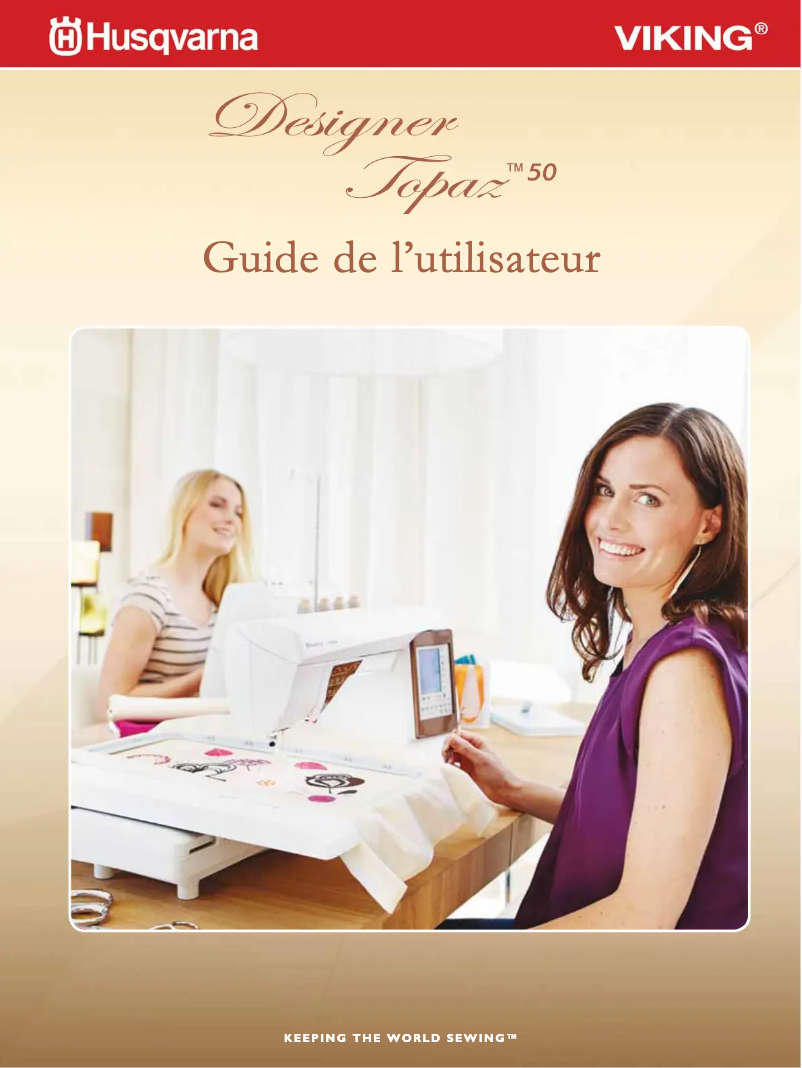 Page n°1 - Manuel utilisateur Husqvarna Designer Topaz 50