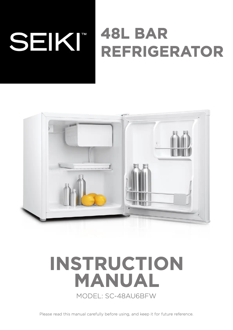 Page n°1 - Manuel utilisateur Seiki SC-48AU6BFW