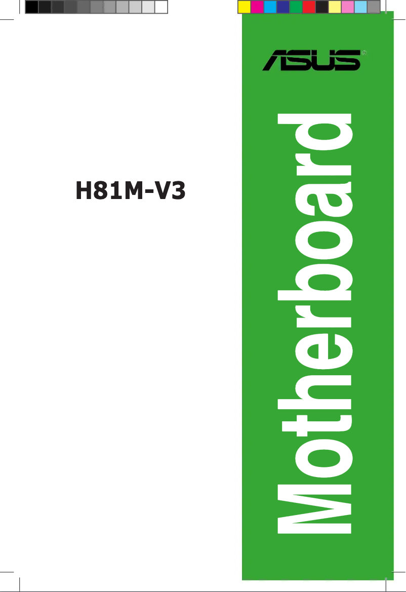 Page 1 de la notice Manuel utilisateur Asus H81M-V3
