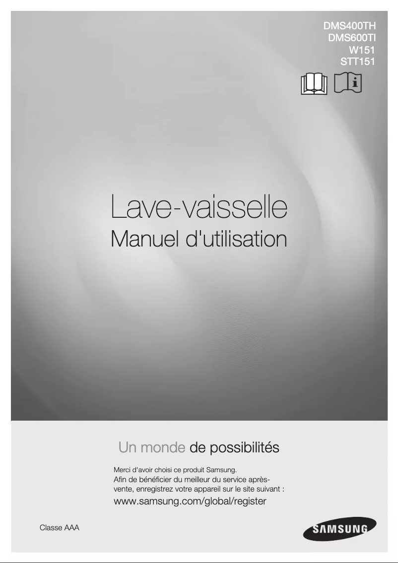 Page 1 de la notice Manuel utilisateur Samsung D151STS