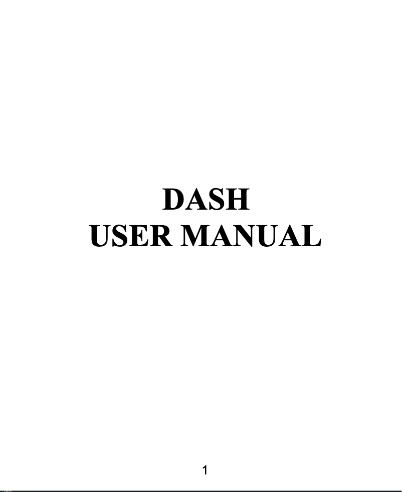 Page 1 de la notice Manuel utilisateur BLU Dash 4.0