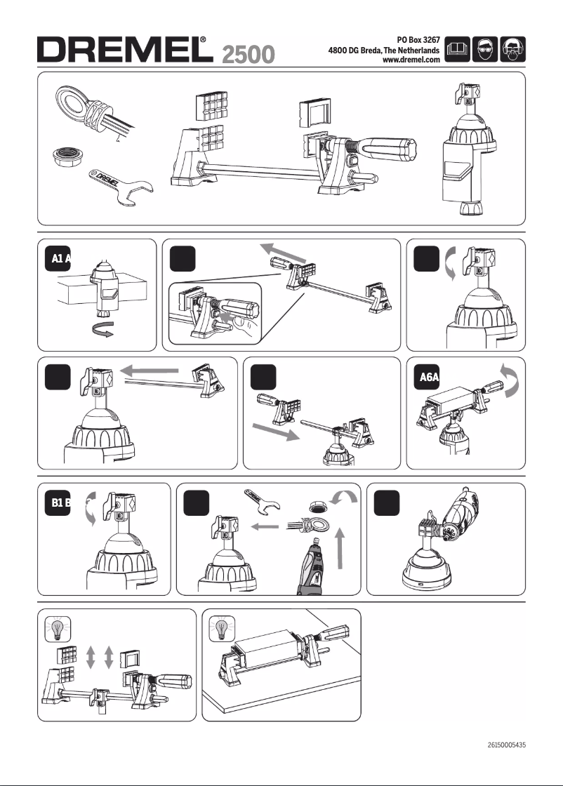 Página 1 del manual Manual de usuario Dremel 2500