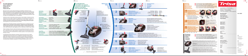 Page 1 de la notice Manuel utilisateur Trisa Professional Clean 2200