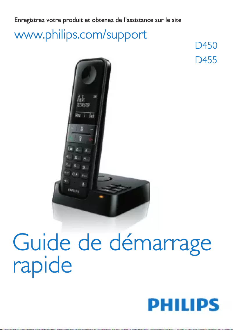 Image de la première page du manuel de l'appareil D4551DG