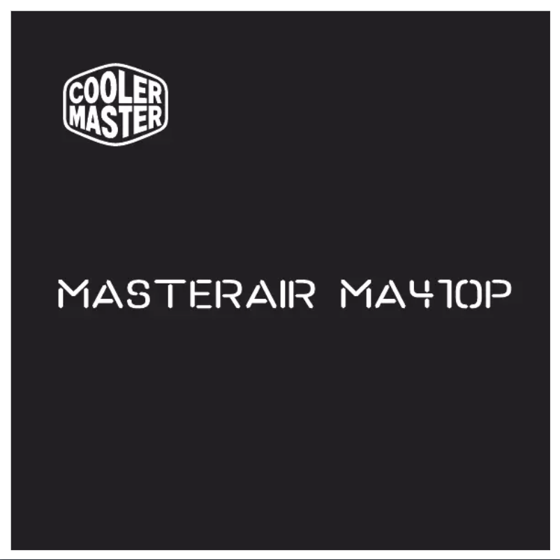 Image de la première page du manuel de l'appareil MasterAir MA410P RGB