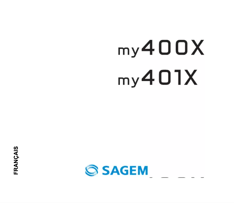 Página 1 del manual Manual de usuario Sagem my400X