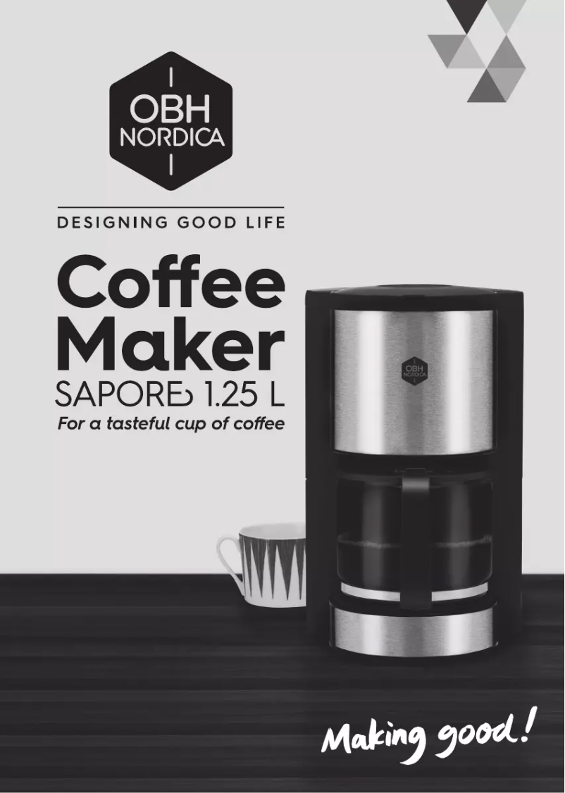 Image de la première page du manuel de l'appareil Sapore 2324